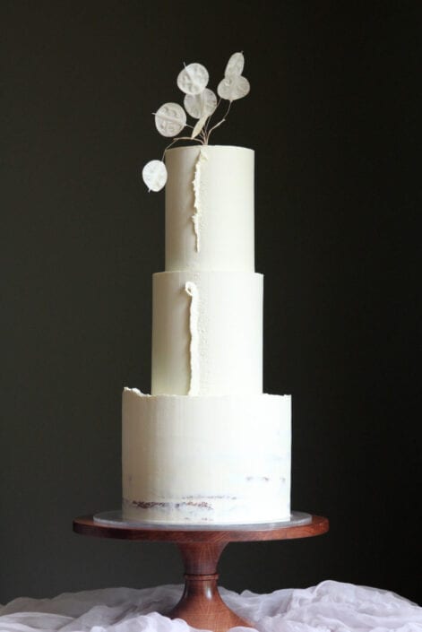 Delicate Ganache Wedding Cake Cove Cake Design Delicate Ganache Wedding Cake Cove Cake Design