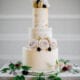 Buttercream Caramel Drip Wedding Cake