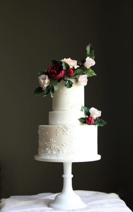 Lace Applique Wedding Cake Cove Cake Design Lace Applique Wedding Cake Cove Cake Design
