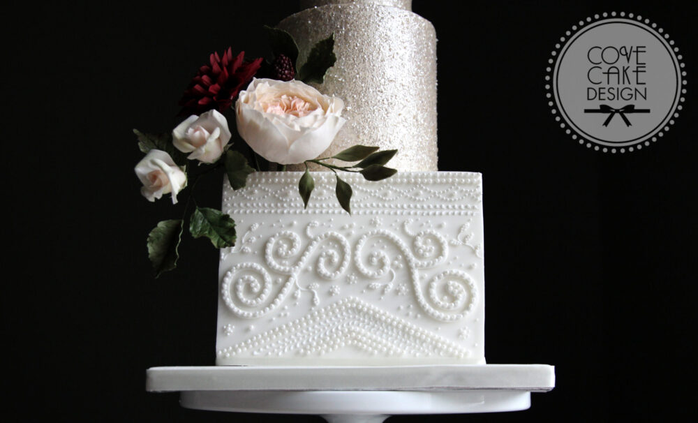 Bridal Detail Wedding Cake Cove Cake Design