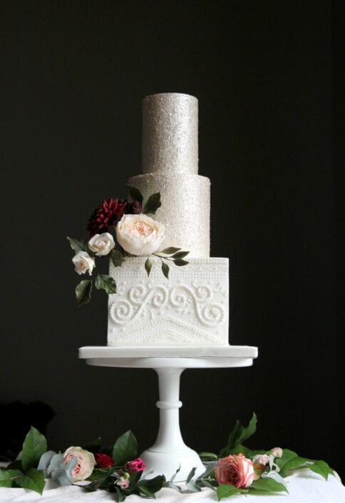 Bridal Detail Wedding Cake Cove Cake Design