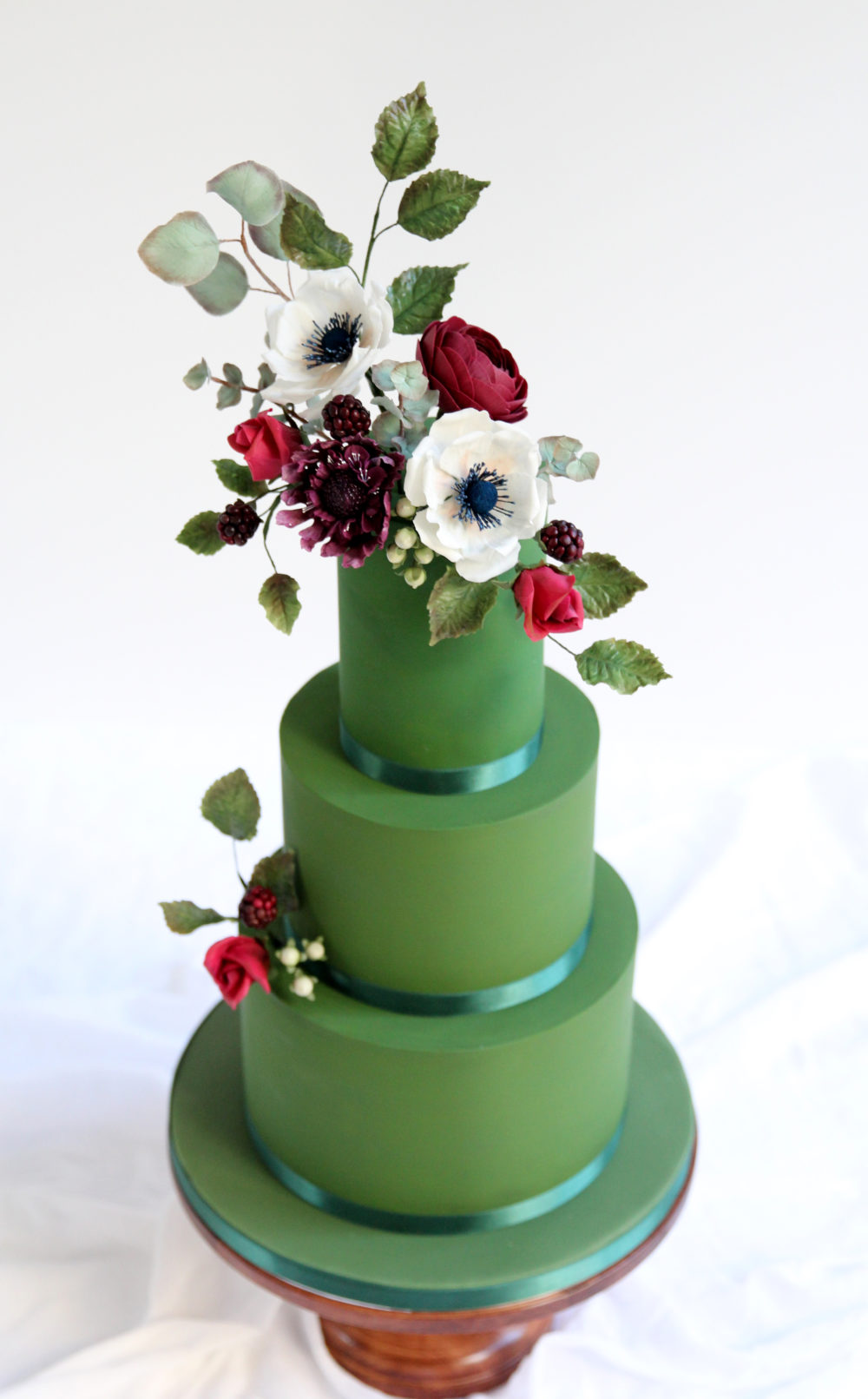 Portfolio Emerald Green Wedding Cake Cove Cake Design