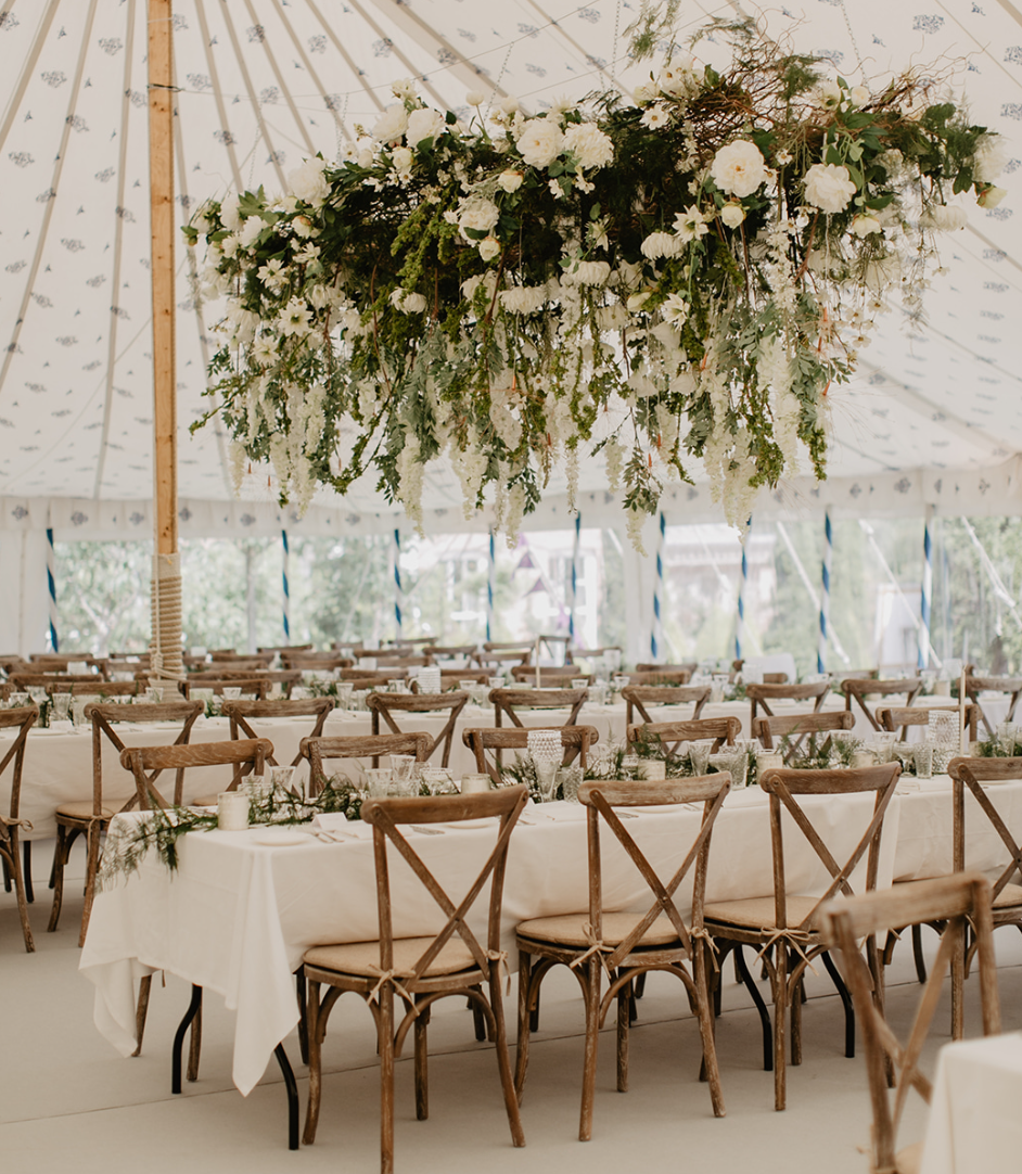 Wedding marquee Rebecca and Fred