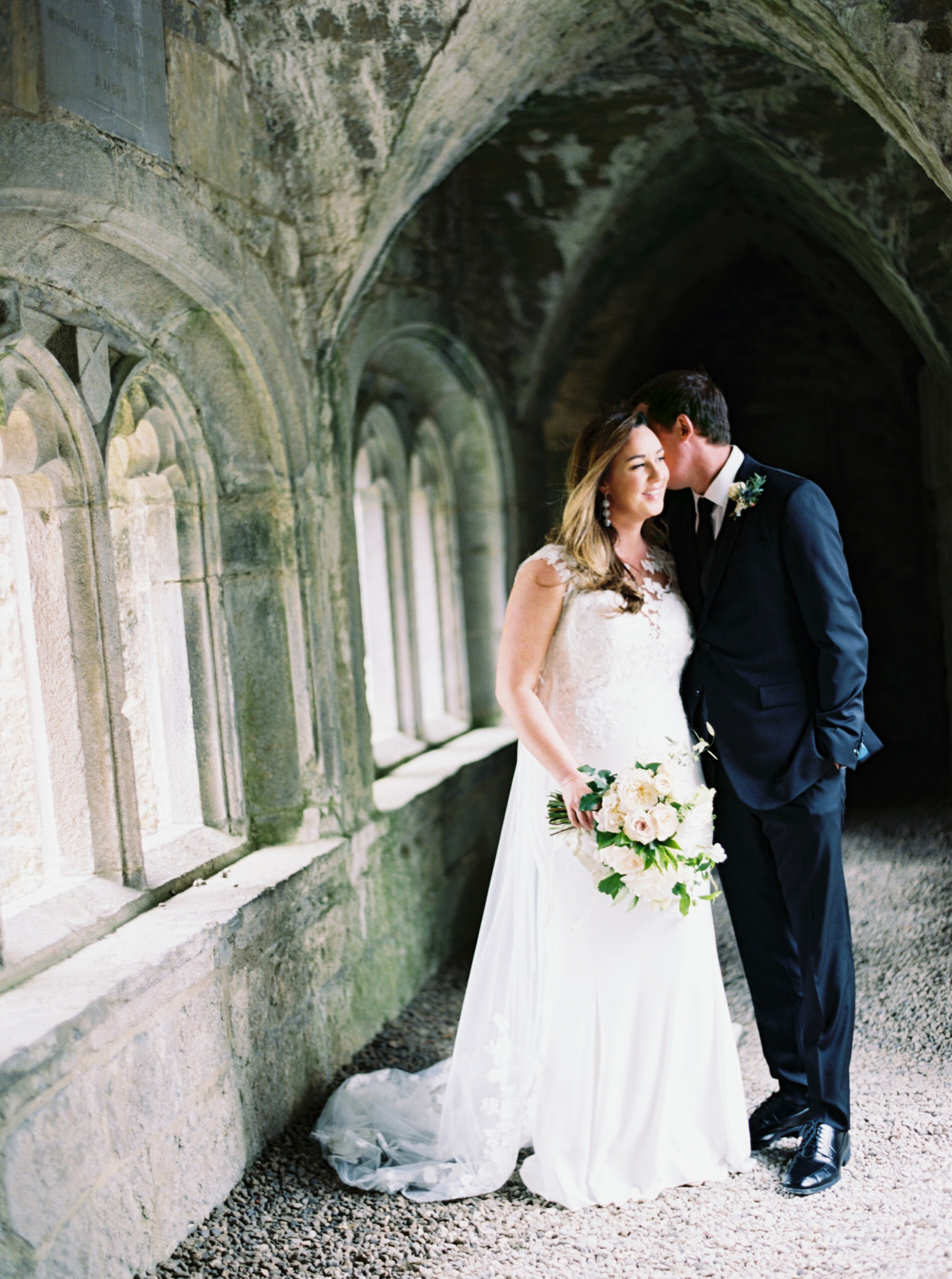 Bride and groom Suzanne and Eamon