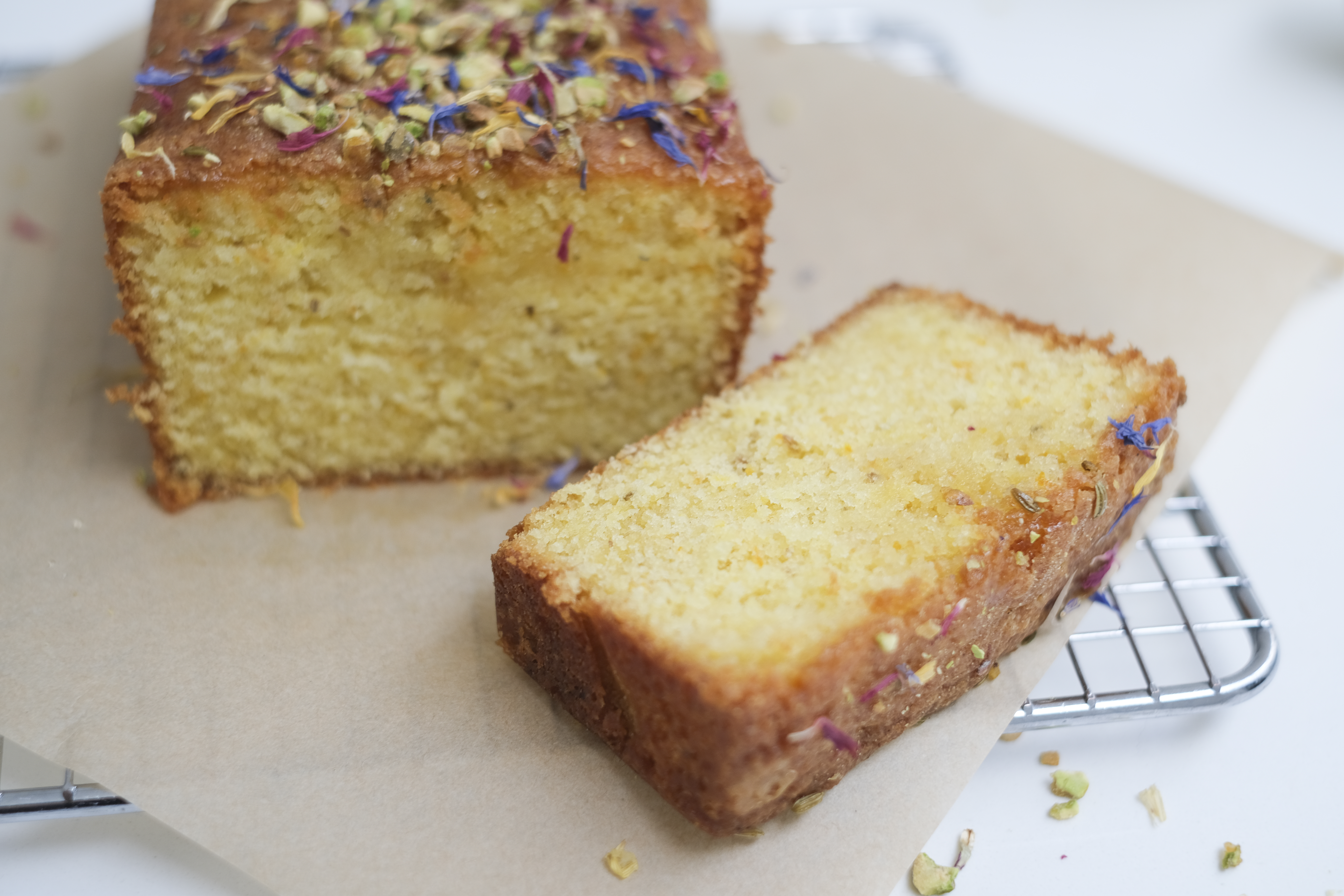 Orange Fennel Honey Loaf Cake Recipe Cove Cake Design