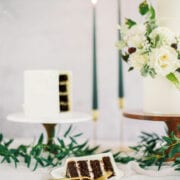 Chocolate wedding cake Cove Cake Design