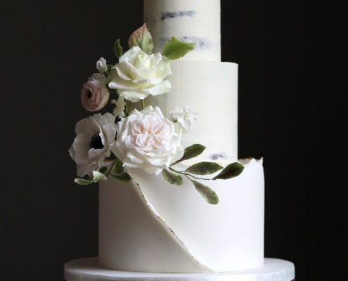 Deckle Edge Wedding Cake Cove Cake Design