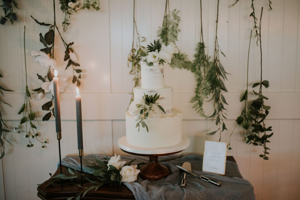 Buttercream wedding cake