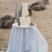 Beach wedding inspiration Cove Cake Design