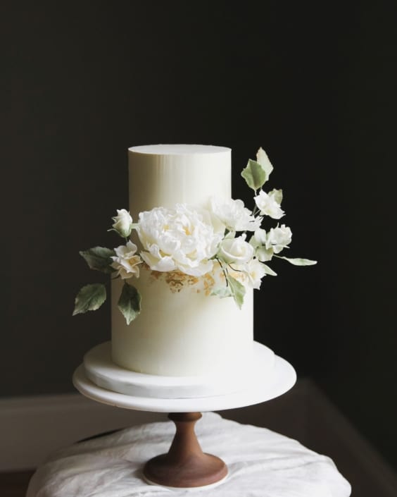Peony Wedding Cake Cove Cake Design