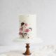 Pressed Flower Wedding Cake