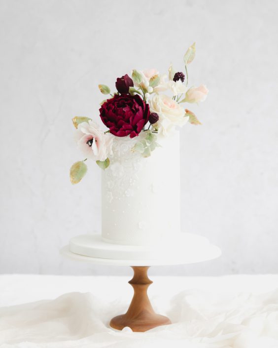 Lace Wedding Cake Fondant Lace Wedding Cake