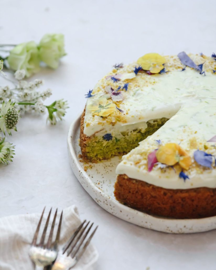 Pea Lime Coconut Cake Recipe